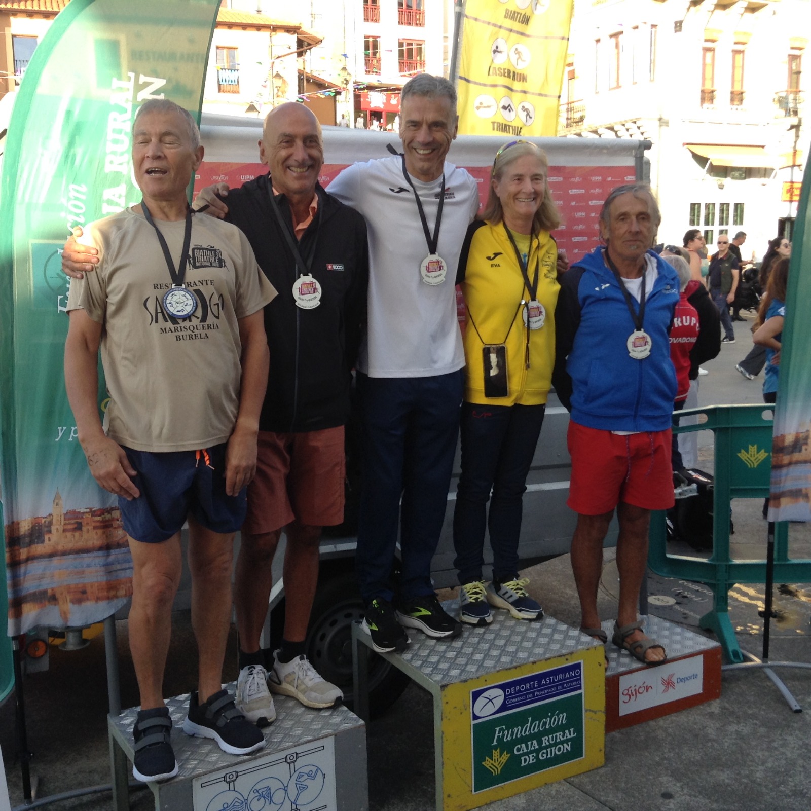 JAVIER CARNERO GANA EL BIATLON DE GIJÓN EN MÁSTER Y ACABA CUARTO EN EL MEMORIAL PANCHANO