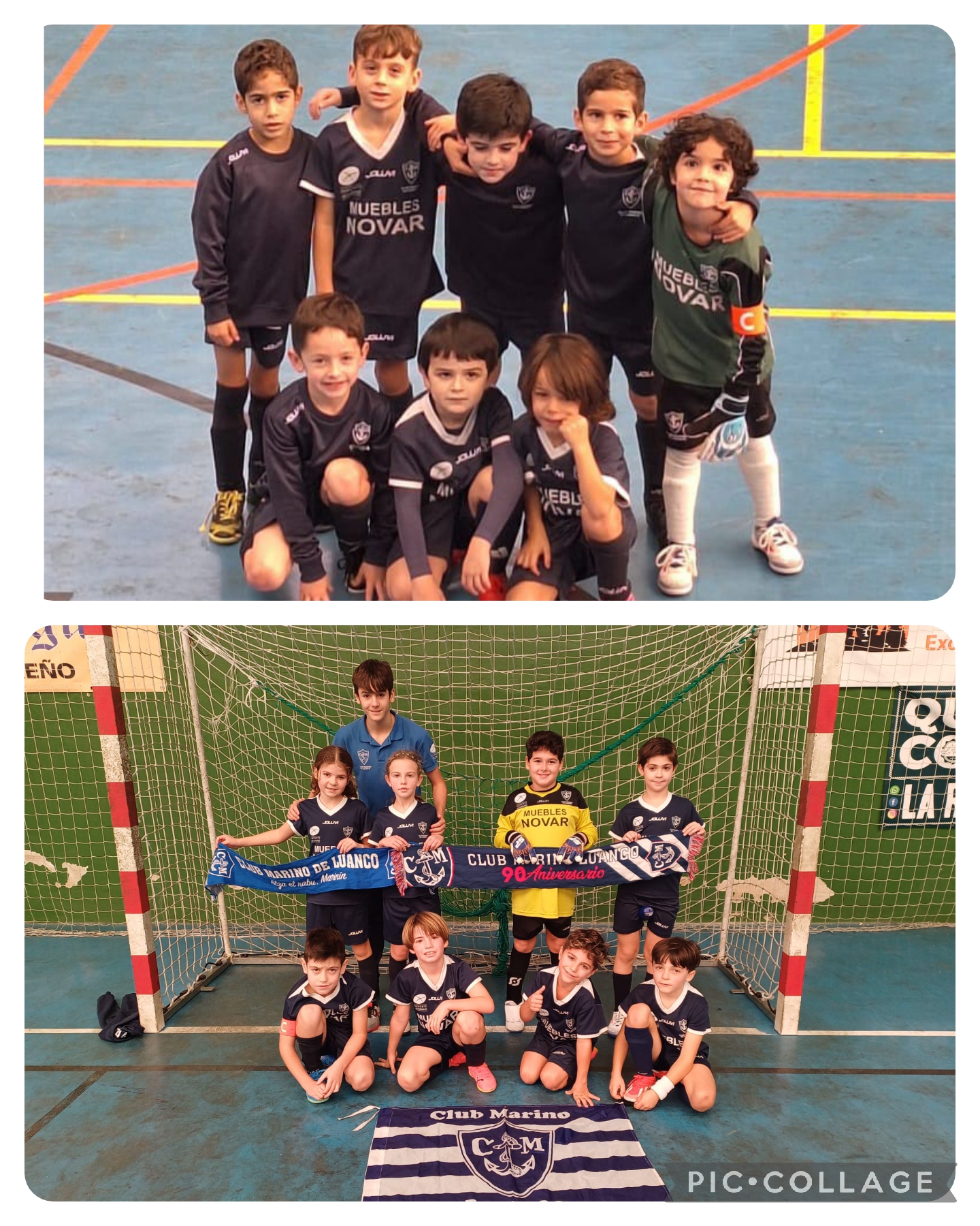 VICTORIAS DEL BENJAMÍN C Y DEL PREBENJAMÍN B DEL MARINO